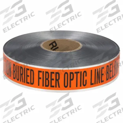 APPROVED VENDOR Underground Marking Tape: 1,000 ft Tape Lg, Orange - Orange Cable Line Underground Marking Tape