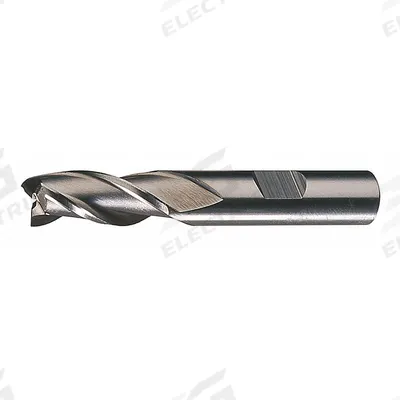 CLEVELAND Square End Mill: High Speed Steel, 3 Flute, 1" Mill Dia, 4" LOC, 6-1/2" OAL (MPN C39745) - General Purpose High-Speed Steel Square End Mills