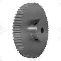 DAYTON Timing Pulley: Modified Curvilinear, Fixed, For GT Timing Belt Section, For 9 mm Belt Wd (MPN 60-5P09M6A12). Key specifications — Brand: DAYTON; Finish: Clear Anodized; For Belt Series: Powerhouse®.