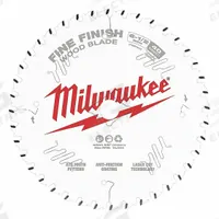 MILWAUKEE Circular Saw Blade: 6 1/2 in Blade Dia., 40 Teeth, 0.06 in Cut Wd, 5/8 in Arbor Size (MPN 48-40-0622). Key specifications — attr1116119: MILWAUKEE; attr1145631: Wood.