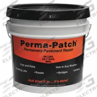 PERMA-PATCH Cold Patch: PP-50-FP, Limestone Asphalt Mix, 50 lb Container Size, Pail, No VOC. Key specifications — Series: PP-50-FP; Brand: PERMA-PATCH.