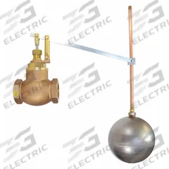 APPROVED VENDOR Float Valve Assembly: For Water Media, Straight Valve Body, Cylindrical, Brass, FNPT (MPN GHLB200-GR). Key specifications — Mounting: Horizontal Piping; Arm Adjustability: Adjustable; Connection Gender - Side 1: Female; Connection Gender - Side 2: Female; Brand: APPROVED VENDOR; Connection Type - Side 1: NPT; Connection Type - Side 2: NPT; Flow Rate: 175 gpm @ 60 psi.