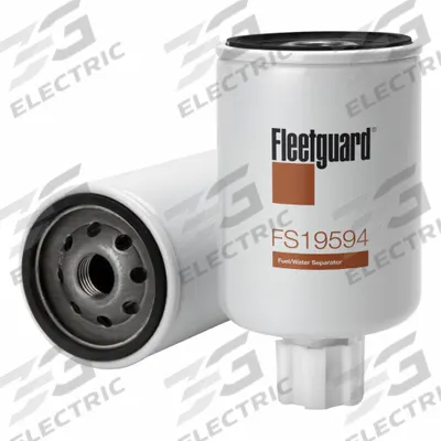 FLEETGUARD Automotive Fuel Filter: 13 3/16 in Overall Lg, 3 in Outside Dia, Diesel Fuel - Spin-On Fuel/Water Separators