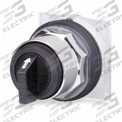 SCHNEIDER Short-Handled Selector Switch: 30 mm Panel Mount Size, 3 Positions - Selector-Switch Operators