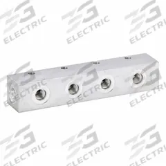 ENERPAC Manifold: 5,000 psi Max Pressure, Aluminum, 1.25 in Overall Ht, 6.5 in Overall Lg (MPN A61). Key specifications — Body Material: Aluminum; Brand: ENERPAC; Port Connection Type: SAE O-Ring Boss.