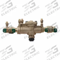 WATTS Reduced Pressure Zone Backflow Preventer: LF009, With Strainer, Bronze, 1 in Pipe Size, FNPT (MPN 1 LF009M2-QT-S). Key specifications — Shut-Off Valve Type: Ball Valve; Connection Type: FNPT.