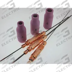 AMERICAN TORCH TIP Accessory Kit: For 18/26 Series (MPN AK-3). Key specifications — Brand: AMERICAN TORCH TIP; Manufacturer Part Number: AK-3; Kit Includes: Tungsten Electrode.