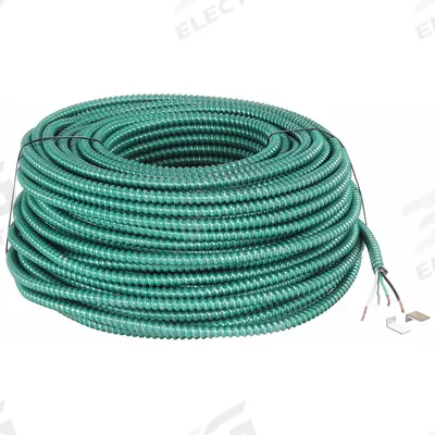 SOUTHWIRE Metal Clad Armored Cable: 12 AWG, 2 Conductors, Stranded, 250 ft, 600 V Volt - Healthcare Metal-Clad Building Cables
