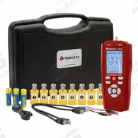 TRIPLETT Cable Network Tester: Base Model, LVPRO40, Network/Verification Kits, Ethernet/USB, 256 KB. Key specifications — Communication Protocol: USB; Manufacturer Part Number: LVPRO40; Alert Type: Light; Compatible Cable Type: Twisted Pair; Data Safe Monitor: No; Digital Memory Capacity: 256 KB; Display Screen Type: LCD; Display Type: Digital.