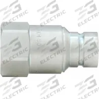 SAFEWAY HYDRAULICS Hydraulic Quick Connect Hose Coupling: 1/2 in Coupling Size, Steel, FNPT (MPN FFE491-4-3/4). Key specifications — Body Material: Steel; Thread Size: 3/4"-14; Brand: SAFEWAY HYDRAULICS.