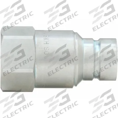SAFEWAY HYDRAULICS Hydraulic Quick Connect Hose Coupling: 1/2 in Coupling Size, Steel - FF49 Series Hydraulic Quick-Connect Coupling Plugs