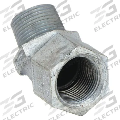 HUBBELL KILLARK Elbow, 45 Degrees: Iron, Powder Coated, 1/2 in Trade Size, Female to Male - 45° Elbows