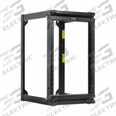 EATON TRIPP LITE Server Rack: 16 Rack Units, Wall Mount, 36 5/8 in x 22 1/4 in x 25 1/4 in, Steel (MPN SRWO16US). Key specifications — Brand: EATON TRIPP LITE; Includes: (2) Wall-Mount Bracket Frames; Material: Steel; Features_Broad: 2 Post; Hinged Front.