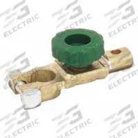 BUSSMANN Battery Disconnect Switch Kit: Top Post Rotary, Top Post, Negative, 12V, 100 A Max Current (MPN BP/BMS-1). Key specifications — Polarity: Negative; Maximum Voltage: 12V; Maximum Surge Current: 135 A; Contact Material: Brass; Brand: BUSSMANN.