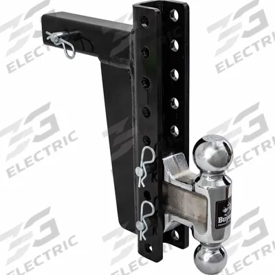 BUYERS PRODUCTS Dual Ball Hitch: Class 4, 2 in Compatible Ball Shank Dia - Adjustable Hitches