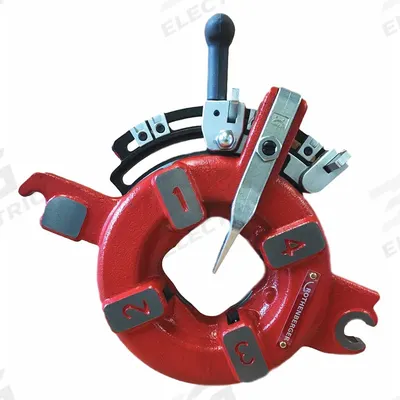 ROTHENBERGER Automatic Die Head: Use with Rhino/Supertronic Series, For 1/2 in to 2 in Pipe - Rothenberger Machine Die Heads