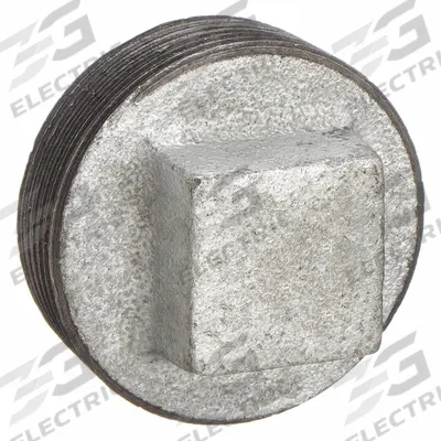 APPROVED VENDOR Plug: Plug, 2 1/2 in, NPT Threaded, Malleable Iron (MPN 2WJ74) - Medium-Pressure Threaded Pipe Fittings