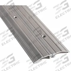 NATIONAL GUARD Door Threshold: Saddle, Aluminum, 3 ft Lg (MPN 8424-36). Key specifications — Brand: NATIONAL GUARD; Transition Type: Fluted.