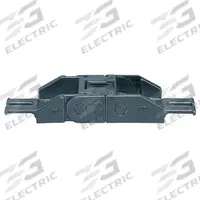 IGUS Mounting Bracket Set: Zipper, 1 Channels, 0.41 in Cavity Ht, 0.79 in Cavity Wd, Locking (MPN 060-20-12PZ). Key specifications — Brand: IGUS; Crossbar Material: Igumid TE; Item: Mounting Bracket Set; Series: 074; Mounting Brackets Included: With Mounting Brackets; Outside Width: 1.1 in; Mounting Bracket Type: Fixed End; Color: Black.