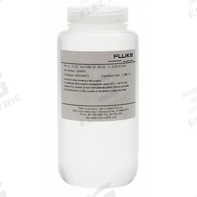FLUKE Silicon Oil: Silicon Oil, 0 Holes, 6102, 7102 and 7103, Fluke - Temperature Calibrator Accessories