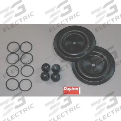 Dayton Fluid End Repair Kit: Fluid End Repair Kit, 6PY59, Santoprene - Dayton Fluid-End Repair Kits
