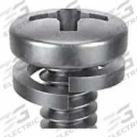 SEMS Screw: Split Lock, M5x0.80 Thread Size, 20 mm Lg, Stainless Steel, Passivated, Pan, 10 PK (MPN 1-MPL-5-20). Key specifications — Drive Size: #2.