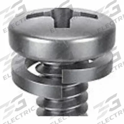SEMS Screw: Split Lock, M5x0.80 Thread Size, 20 mm Lg, Stainless Steel, Passivated - Machine Screws with Split Lock Washers