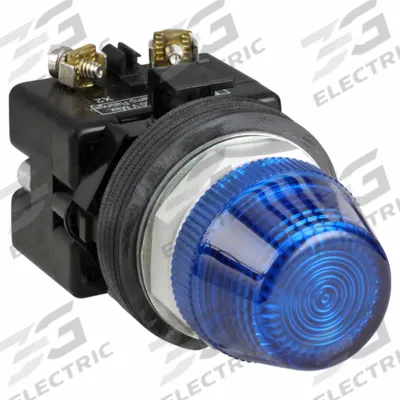 EATON Pilot Light: 30 mm Panel Mounting Size, Blue, LED - LED Pilot-Lights