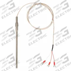 LOVE Surface Temperature Probe: -328°F to 1,202°F /-200°C to 650°C, ±0.3°C/0.12 ohm @ 0°C (MPN RTD-646). Key specifications — Cable Length: 2 ft 10 in; Brand: LOVE; Accuracy: ±0.3 °C/0.12 ohm @ 0 °C.