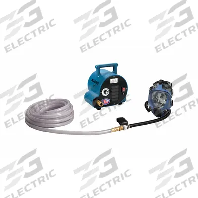 ALLEGRO Full Mask Breathing Air Blower Respirato: 50 ft Hose Lg, Full Mask - Allegro Complete SAR Systems