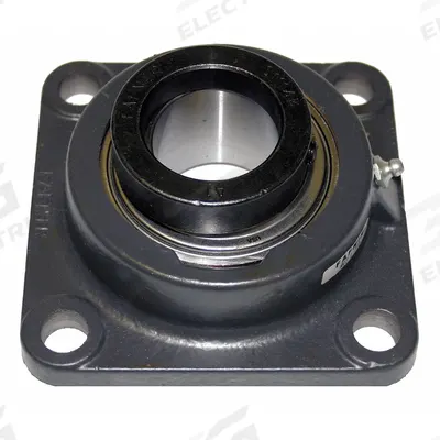 TIMKEN 4 Bolt Flange Bearing: Radial Ball, 1 3/16 in Bore, Cast Iron, Eccentric Collar - General Purpose Flange-Mount Ball Bearings
