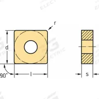 WALTER Square Turning Insert: SNMG544-MK5, SNMG150616-MK5 (MPN 6356538). Key specifications — attr257901: SNMG150616-MK5; attr257900: SNMG544-MK5.