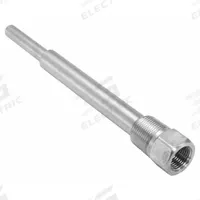 ASHCROFT Threaded Thermowell: Stainless Steel, For 18 in Stem Lg, 13 1/2 in Insertion Lg (MPN 50W1350LRT260S). Key specifications — attr1275131: 700°F at 3700 psi; attr1275136: ASHCROFT; attr1275129: 7,000 psi at 100°F.