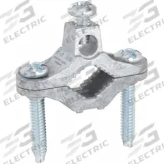 Grounding Connector: Zinc, 10 to 2 AWG STR Grounding Wire Size, 1 Grounding Wires (MPN CZ11). Key specifications — Brand: BURNDY; Description/Special Features: Zinc Cast; For Use With: Water Pipes; Grounding Wire Size: 10 to 2 AWG STR; Material: Zinc; Grounding Wires Connected To: 1/2 in to 1 in Pipe; Manufacturer Part Number: CZ11.