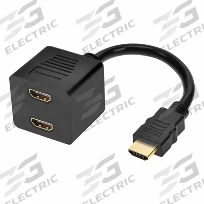 MONOPRICE Splitter: (1) HDMI Male x (2) HDMI Female Splitter - Analog & Digital Video Splitters & Adapters