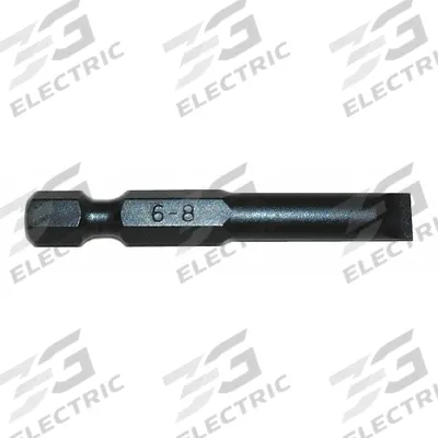 WESTWARD Power Bit: Power Bit, Slotted Head, Imperial, 6F-8R Bit Industry Size, Std - Impact Bits