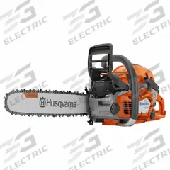 HUSQVARNA Gas-Powered Chainsaw: 20 in Bar Lg, Rear Handle, Auto Chain Oiler, 4 hp Horsepower (MPN 550XP II). Key specifications — Engine Cycle: 2-Cycle; Brand: HUSQVARNA.