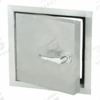 BABCOCK-DAVIS Access Door: 12 in Ht, 12 in Wd, Piano Hinge, Exposed Flange, Steel, 24 ga, Mill, Gray (MPN BXTA1212). Key specifications — Brand: BABCOCK-DAVIS; Hinge Type: Piano; Metal Material Gauge: 24 ga; Mounting Location: Wall; Flange Type: Exposed; Material: Steel.