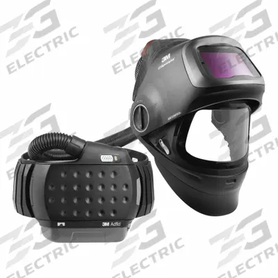 3M Welding Helmet: Auto-Darkening, Black, 2.5/8 - 13, 2.8 in x 4.2 in, Digital - Auto-Darkening Welding Helmets - Solid Color