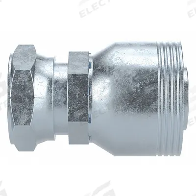 Parker Hydraulic Crimp Fitting: Steel x Steel, Straight, -32 For Hose Dash Size - Parker Crimp Hydraulic Hose Fittings with JIC Connection