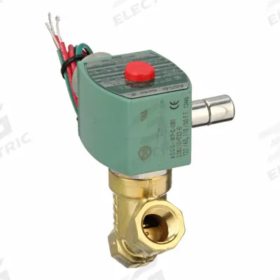 REDHAT Solenoid Valve: 2-Way, Normally Closed, 3/8 in Pipe Size, 120V AC, High Flow - 2-Way/2-Position, Normally Closed Solenoid Valves