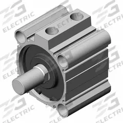 SMC Compact Cylinder: 63 mm Bore Dia, 15 mm Stroke Lg, Through Hole Mounting, Aluminum, 1/4 in BSPT (MPN CDQ2B63-15DCMZ). Key specifications — attr946022: Through Hole; attr946024: Single Rod; attr946038: CQ2; attr1123057: Rotating Rod; attr945997: SMC.