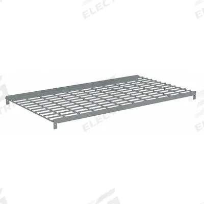 TENNSCO Shelf: 42 in x 24 in, 550 lb Load Capacity, Steel, 5 ga Decking, Gray - Wire Decking Shelf Kits for Boltless Shelving