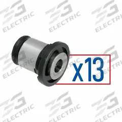 TECHNIKS Collet Set: ANSI 2, 5/16 in to 1/2 in Collet Size Range, 13 Pc (MPN 31/12-SET). Key specifications — attr1033128: TECHNIKS; attr1038749: ANSI 2; attr1038750: Rigid Tap; attr1038755: Inch.