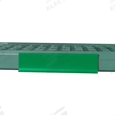 METRO Color Shelf Marker: MetroMax Q Series, 6 in Overall Wd, 1 1/2 in Overall Ht - Colored Identification Markers for Plastic Shelving