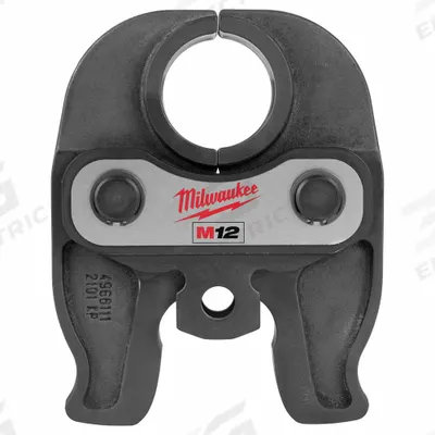 MILWAUKEE Press Jaw: 1 in Pipe, Black Iron/Stainless Steel - Jaws for Compact Press Tools