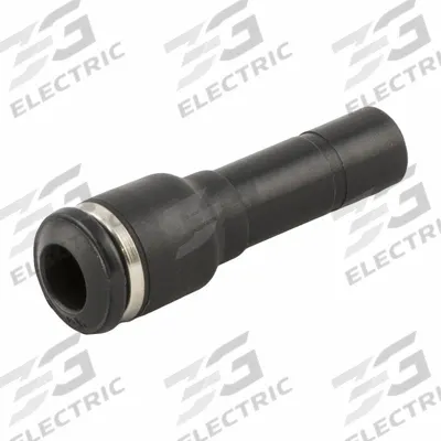 AIGNEP Push To Connect Fitting: 14 mm OD x 8 mm OD Size, Push-to-Connect x Tube Stem - Nylon & Nickel-Plated Brass Tube Fittings