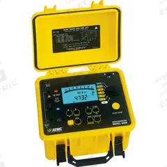AEMC INSTRUMENTS Megohmmeter and Insulation Tester: 10 kiloohm to 10 teraohm, CAT III 1000V, IP53 (MPN 5060). Key specifications — IP Rating: IP53; Test Voltage: 5,000V DC; Brand: AEMC INSTRUMENTS.