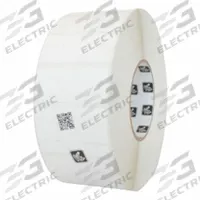 ZEBRA Barcode Printer Labels: 2 1/4 in Label Wd, 1 1/4 in Label Ht, White, 3 in Core Dia., Acrylic (MPN 10000297). Key specifications — Brand: ZEBRA; Label Color: White; Adhesive Material: Acrylic; Label Finish: Smooth Coated.