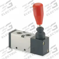 ARO Manual Air Control Valve: MaxAir, Four-Way / Two-Position, Lever, Black, 26 scfm Flow Rate - Max (MPN M212LM-R). Key specifications — attr1092903: Black; attr1086905: Manual Return; attr1086907: MaxAir; attr1086914: Normally Open; attr1086904: Manual Air Control Valve; attr1086871: M212LM-R.